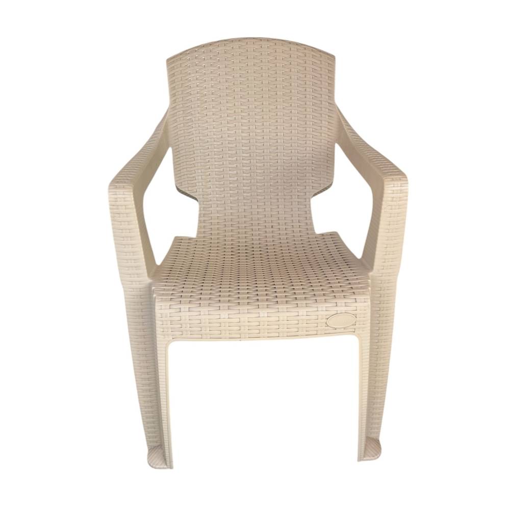 Scaun terasa tip ratan, infinity, crem (exterior) Scaun terasa tip ratan, infinity, crem (exterior)