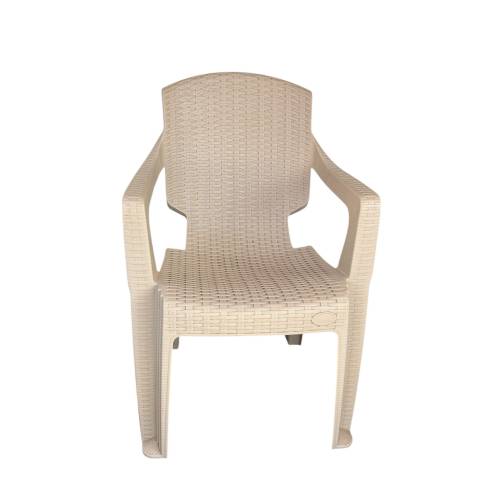 Scaun pentru gradina Ratan INFINITY Crem, 61x60x81cm