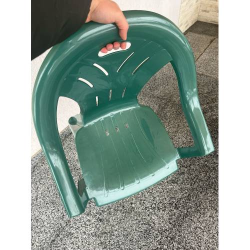 Scaun gradina verde, plastic, set 6 bucati Scaun gradina verde, plastic, set 6 bucati