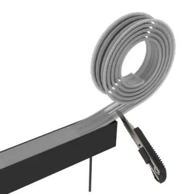 Dispersor lumina pentru corp LED liniar interconectabil