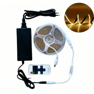 Kit Banda LED COB cu Telecomanda 300LED/m ,5 metri - lumina rece