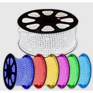 Banda Led cu controler, 220V Rgb 14.4W/M Ip65 60Led/M - 1 metru
