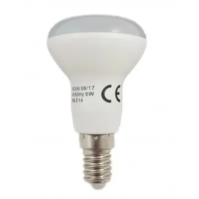 Bec Led E14, model R50, 6W=50W, 2700K, lumina calda