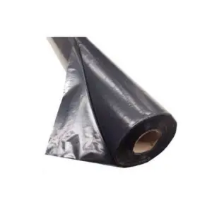 Folie neagra mulcire antiburuieni 15 microni, 1.4m x 1000 m