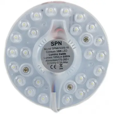 Modul Led pt Aplica Fi128, 18W=160W, 3000K, lumina calda
