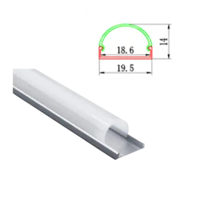 Profil Aluminiu 1m Convex 19.5X14.9/18.6mm