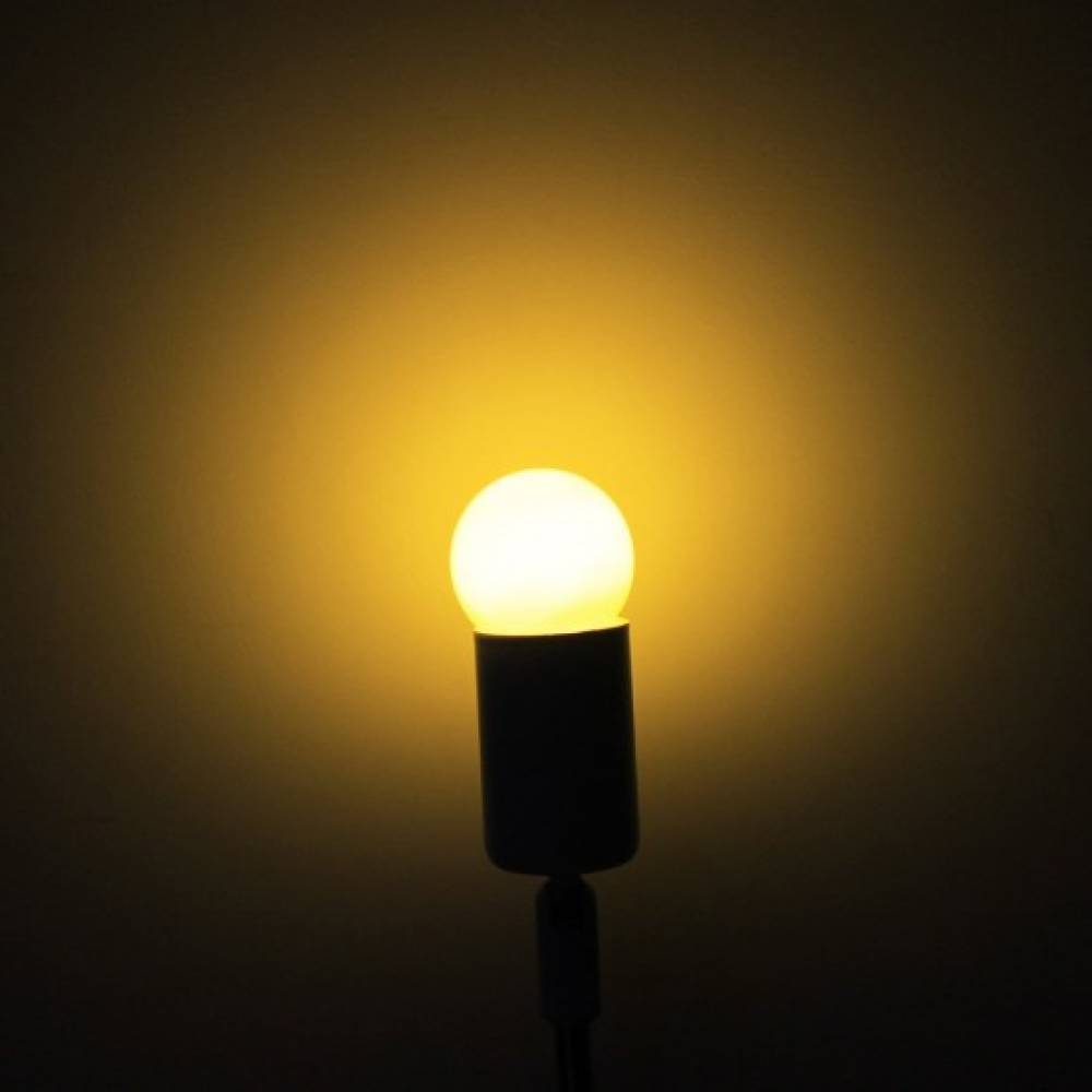 Bec LED G45 Lumina Galbena 1W Bec LED G45 Lumina Galbena 1W