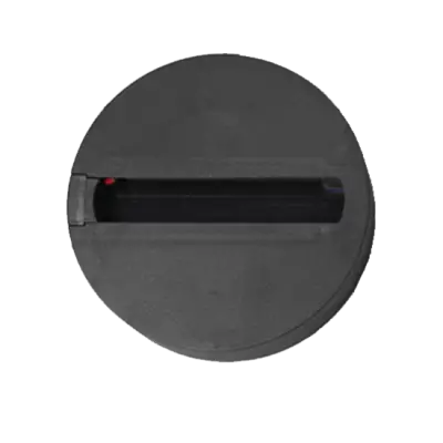 Baza rotunda pentru spot LED T3, negru