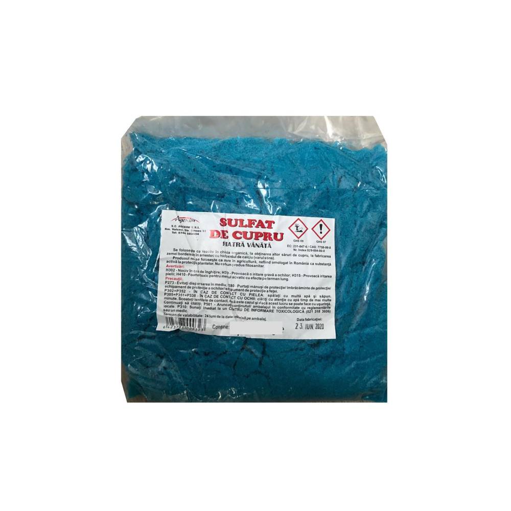 Piatra vanata 500 grame (sulfat de cupru), stropire pomi si legume Piatra vanata 500 grame (sulfat de cupru), stropire pomi si legume