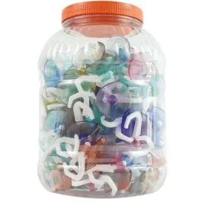 Ventuze multicolor fi 38, Set 140 buc