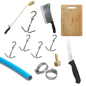 Arzator porc pachet complet 13 accesorii