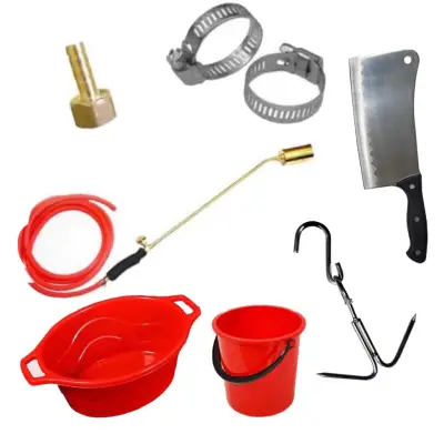 Arzator porc pachet complet 9 accesorii