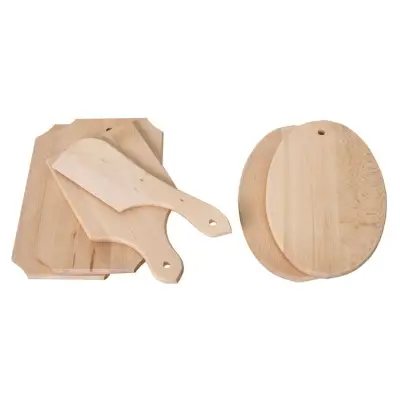 Tocatoare 6 piese din lemn de fag cu suport vertical