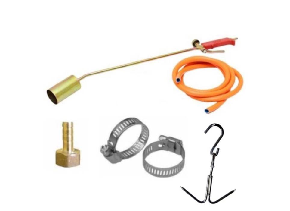 Arzator parlitor porc cu clapeta pachet complet 6 accesorii Arzator parlitor porc cu clapeta pachet complet 6 accesorii