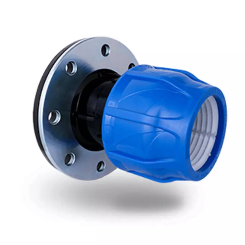 Racord compresiune (PEHD) cu flansa 100 mm x 4" Racord compresiune (PEHD) cu flansa 100 mm x 4"