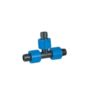 Teu tub picurare 16mm cu piulite, Poelsan