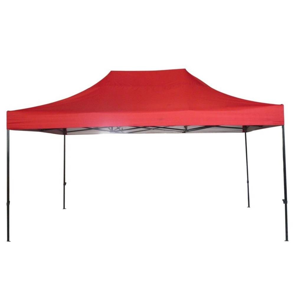 Cort pavilion 3x4.5m rosu pliabil, cadru metalic , pentru evenimente Cort pavilion 3x4.5m rosu pliabil, cadru metalic , pentru evenimente