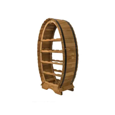 Suport 16 sticle de vin 76cm , din lemn de brad 