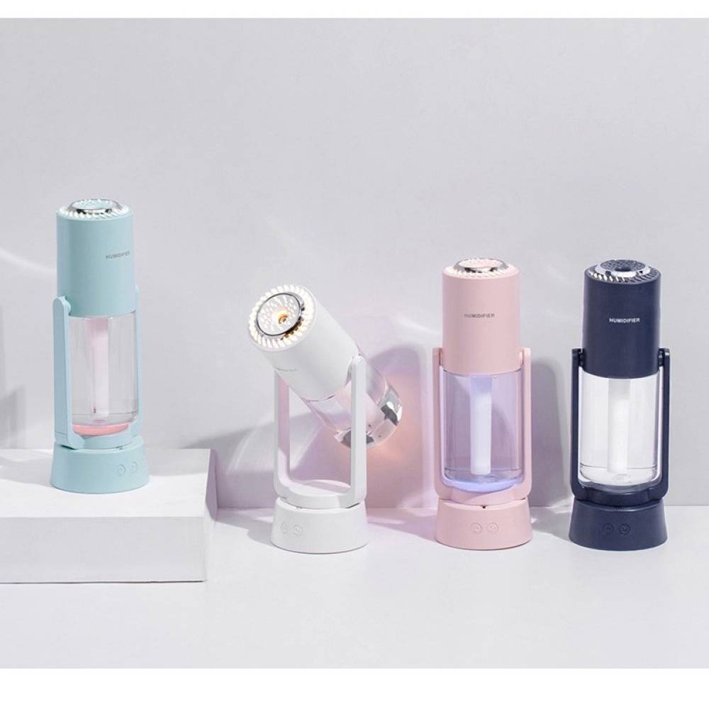 Umidificator si purificator aer ultrasonic portabil, rezervor 200ml, led 7 culori Umidificator si purificator aer ultrasonic portabil, rezervor 200ml, led 7 culori