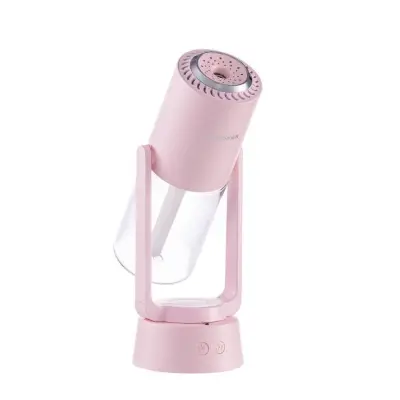 Umidificator si purificator aer ultrasonic portabil, rezervor 200ml, led 7 culori