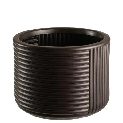 Ghiveci flori mare wenghe, rotund, ira 38 x 30 cm