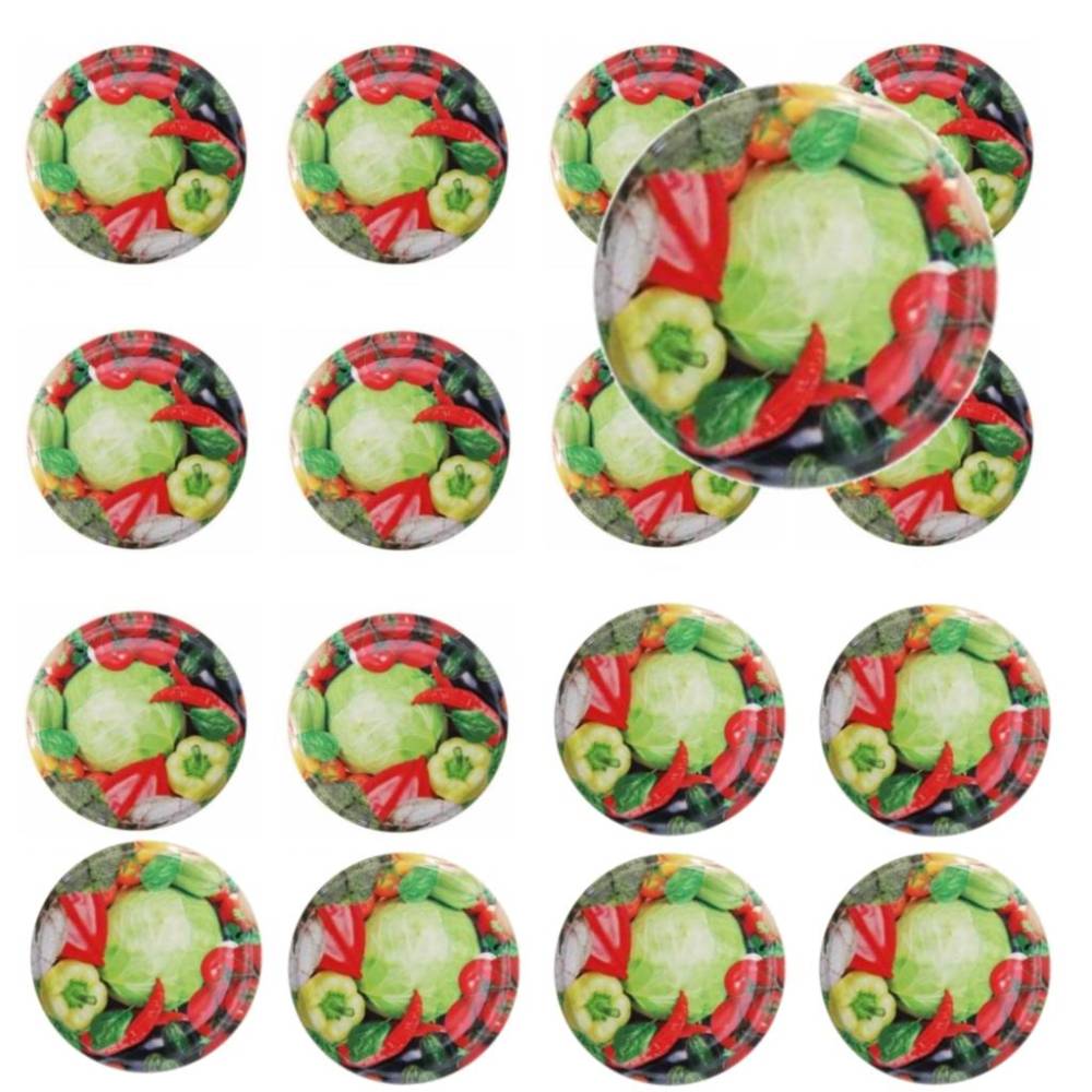Capac borcan 82mm, pentru borcane din sticla prin infiletare- 40 bucati Capac borcan 82mm, pentru borcane din sticla prin infiletare- 40 bucati