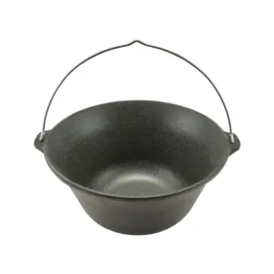 Ceaun fonta 22 litri cu maner metalic 