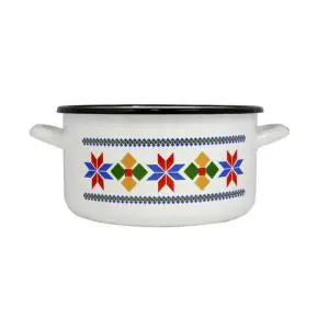 Cratita adanca cu decor, diametru 18cm