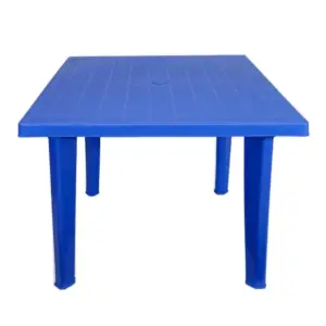 Masa gradina patrata albastra, exterior 90x90x75 cm