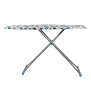 Masa de calcat, cadru metalic, Negro, 34 x 110cm