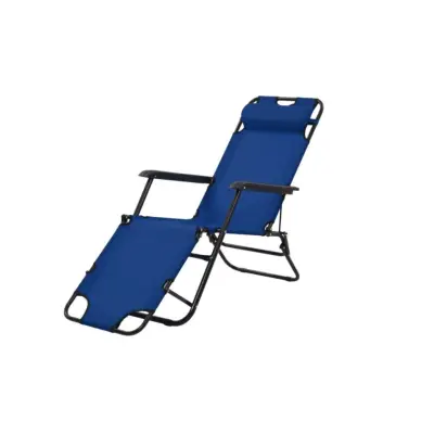 Sezlong pliabil tip scaun plaja, 85x150x60 cm 