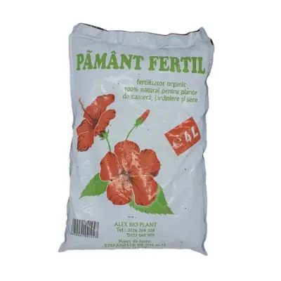 Pamant Fertil pentru flori 4 L, 100% organic