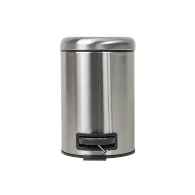 Cos gunoi 3l cu pedala, inox 