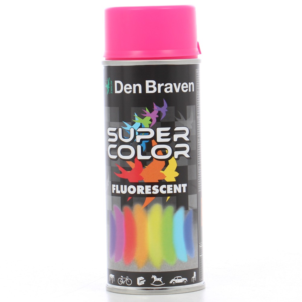 Spray fluorescent roz, Den Braven, 400ml Spray fluorescent roz, Den Braven, 400ml