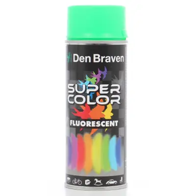 Spray fluorescent verde, Den Braven, 400ml