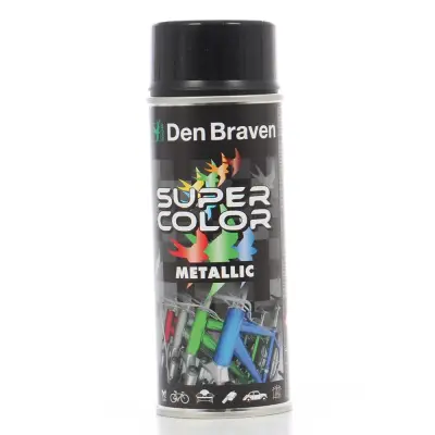 Spray metalic negru, Den Braven, 400ml