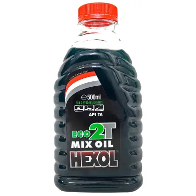 Ulei amestec Hexol Eco 2T, verde, 500ml