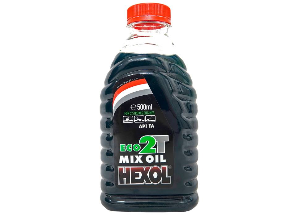 Ulei amestec Hexol Eco 2T, verde, 500ml