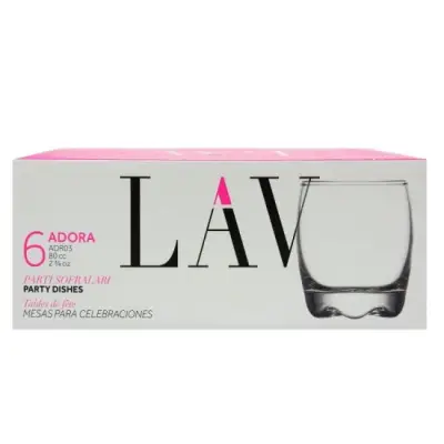 Pahare Adora Adr03 80Cc 6Buc/Set