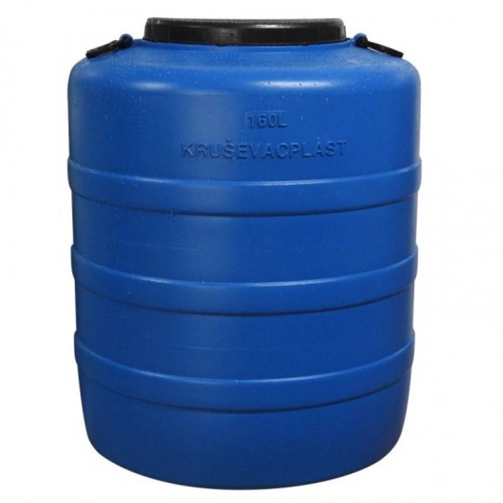 Butoi plastic 160 litri cu manere, albastru Butoi plastic 160 litri cu manere, albastru