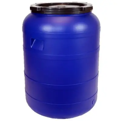 Butoi plastic 350 litri (bidon) cu capac