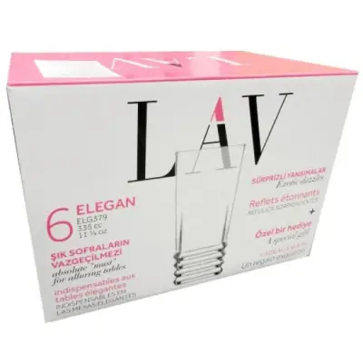 Pahar Elegant 379 335Cc 6Buc/Set