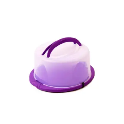 Suport pentru tort rotund ,cu capac si maner Sterk