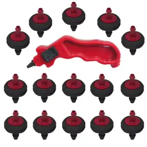 Duze de picurare Aquarius 8l/H autocompensata 100 bucati + perforator tub irigare 3mm