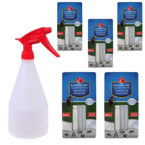 Insecticid impotriva furnicilor si a gandacilor Comba SC 10ml x 5 + Pulverizator 1 L