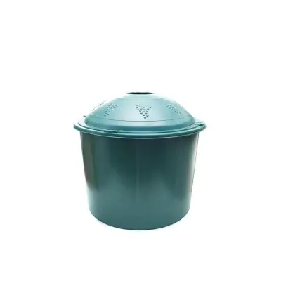 Cos damigeana 25L, plastic verde