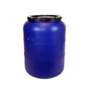 Butoi plastic cu capac 150 L cu filet