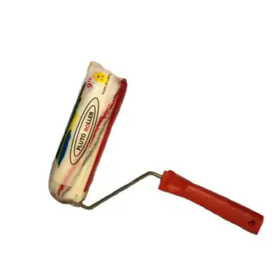 Trafalet vopsit de 9" cu dungi gri+rosu