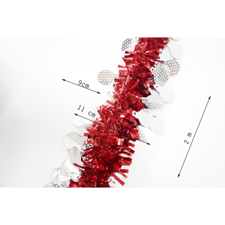 Beteala Craciun, Flippy, roșu, marimea:  2 m x 11 cm x 9 cm material:folie PVC, interior/exterior