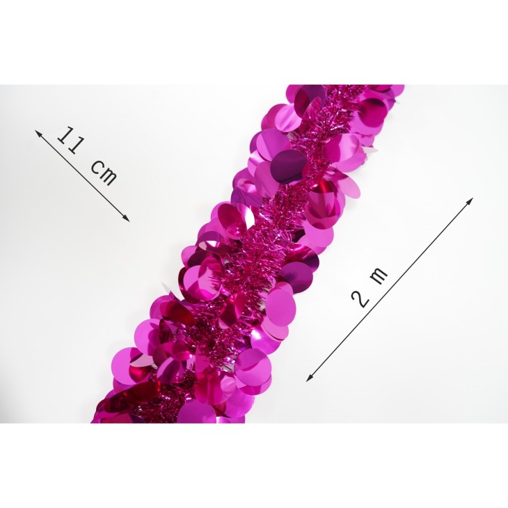 Beteala Craciun, Flippy, roz, marimea: 2 m x 11 cm material:folie PVC, interior/exterior
